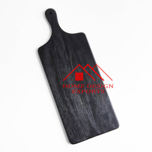 Tabla de cortar de madera hecha a mano de gran venta, tabla de cortar de cocina con mango de madera de mesa, bloques de cortar de madera - Product Image 2