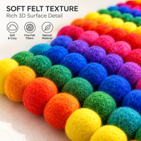 Coussin de siège en feutre de laine importé fait main pour le soutien des hanches et le soulagement de la pression, idéal pour les longues sessions assises – Vente en gros pour bureaux familiaux