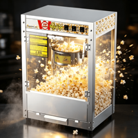 Machine à Popcorn Commerciale Professionnelle à Ébullition Rapide en Acier Inoxydable pour Lieux Fréquentés