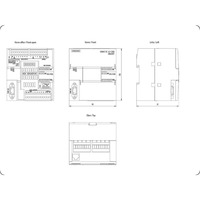 Controlador Lógico Programable Original Siemens S7-200 SMART CPU SR30 6ES7288-1SR30-0AA1 AC/DC/Relé