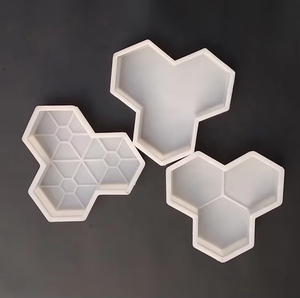 Moldes de ladrillos de piedra de losa de camino de caminar de pavimentación de plástico entrelazado de inyección de precio de fábrica - Product Image 2