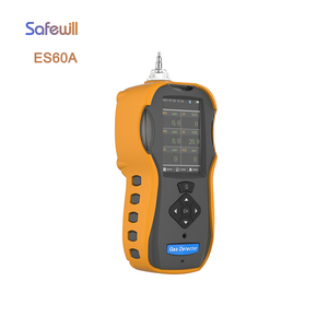 Safewill Multi-Gasdetektor 6-in-1 Gassensor CO/CO2/O2/H2S/PID/<span class=keywords><strong>CH4</strong></span> Wasserstoff Fluorid Gasanalysator mit ABS-Pumpe saugtyp - Product Image 1