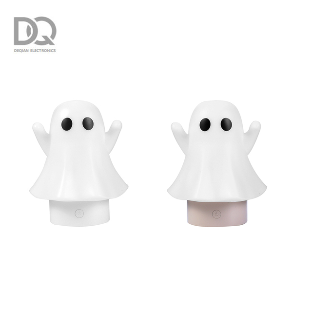 Ghost Style Colorful Plastic Electric Type-C Ultrasonic Aroma Diffuser with 7 LED Modes Portable for Household Travel Desk Use