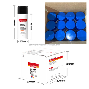 Peinture aérosol personnalisée en aérosol Blanc Noir Ral Panton Revêtement en <span class=keywords><strong>bois</strong></span> Multi-Colorful SANVO Black Metal Spray Paint - Product Image 4