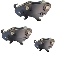 Accouplement hydraulique 20 tonnes, attache rapide pour godet d'excavatrice