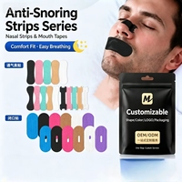 Bandelettes nasales pour le sommeil, anti-ronflement, hypoallergéniques, pour une respiration confortable, 76mm*41mm