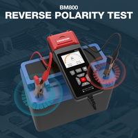 Outil de diagnostic de batterie BM800, test de démarrage, de charge et de charge sous contrainte, équipement d'impression intégré