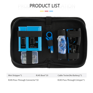 Multifunzione 6P 8P cavo filo crimpatore Stripper Cutter pinze rete Cat5e Cat6 Rj45 EZ Set di strumenti di crimpatura personalizzato OEM - Product Image 4