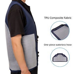 Gilet <span class=keywords><strong>de</strong></span> refroidissement le plus froid, veste <span class=keywords><strong>de</strong></span> gilet <span class=keywords><strong>de</strong></span> glace réutilisable pour temps chaud, gilet <span class=keywords><strong>de</strong></span> glace pour hommes et femmes pour le cyclisme - Product Image 3