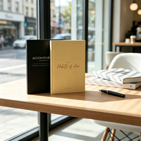 Carnet de notes à couverture rigide personnalisé de haute qualité avec reliure spirale, 100 feuilles, option cadeau - Impression en gros