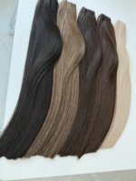 Extensions de cheveux humains de qualité supérieure en gros, 100 % cheveux naturels, tissage Genius Weft, double épaisseur