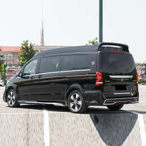 طقم هيكل مقاوم للاهتراء عالي الجودة تنورة جانبية للسيارة لمرسيدس بنز فئة V vit W447 ملحقات السيارات الخارجية شريط مشرق - Product Image 3