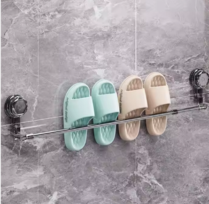 Mới nhất thiết kế kim loại treo tường <span class=keywords><strong>Rack</strong></span> khăn với có thể tháo rời hút ly và có thể thu vào khăn lưu trữ giá - Product Image 4