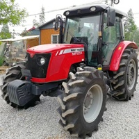 Tracteur massey ferguson MF1204, tracteur à roues agricoles 120hp 4x4wd, équipement agricole, machines TD5