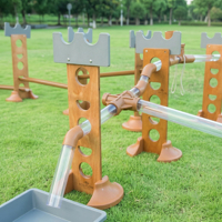 Ensemble de jeu Montessori en bois pour la maternelle et la petite enfance, canaux de jeu aquatiques en PE et PP pour tout-petits