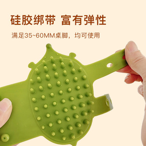 Cat Silicone Brush Pet Grooming Tool Pink Green Gray Multifunctional For Cats And <b>Dogs</b> - Product Image 3