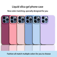 Coque de téléphone portable en silicone liquide personnalisée 2024 avec emballage pour iPhone 6 7 8 Plus X Xr Xs Max