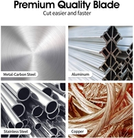 PEXMIENTAS Promotion MPA 80M/S Disque de coupe à angle de 9 pouces (230 mm) pour meuleuse d'angle, pour la découpe du fer, du métal et de l'acier inoxydable