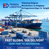 Services de transport maritime porte-à-porte vers l'entrepôt du port de Gand en Belgique, agent logistique, suivi en temps réel, transit rapide