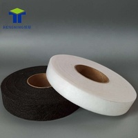 HN Alibaba Bande de ourlet élastique thermocollante à base de film tissé en fibre de maille, avec adhésif thermofusible, pour vêtements, textiles et chaussures