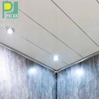 Panneau de plafond de balcon en PVC transparent imperméable de qualité supérieure 30 cm X 9 mm X 5,95 m