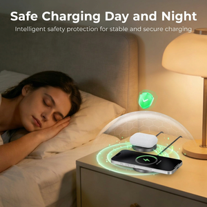 Chargeur sans fil magnétique certifié .2 25W avec câble de 2 m, longueur de câble personnalisable, logo pour écouteurs Samsung Android - Product Image 4
