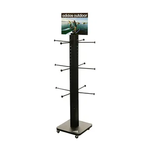 Custom Display Stand Outer Door Products Tower with Casters for Exclusive Agency
