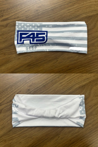 Bandeau unisexe personnalisé avec motif de flore tropicale, réversible, double couche, haute élasticité, pour l'entraînement et les loisirs, en poly-spandex - Product Image 6