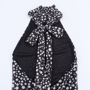 GX9227 ropa de <span class=keywords><strong>moda</strong></span> mujer Boutique Wave Point impreso espalda descubierta vestido largo sin mangas Halter elegante noche Maxi vestidos - Product Image 6