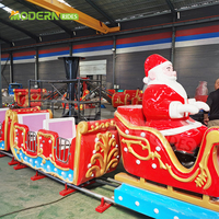 Train électrique pour enfants, train de Noël pour enfants, attraction de parc d'attractions