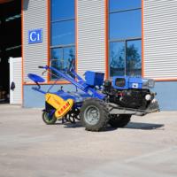Mini Tractor Diesel de Mano 2WD con Motor y Bomba para Agricultura en Pequeñas Granjas, Alta Productividad