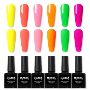 Novedad de 2024, esmalte de uñas Uv <span class=keywords><strong>fluorescente</strong></span>, botella de vidrio de 8 ml, esmalte de uñas Uv de larga duración de alta calidad OME/ODM - Product Image 5