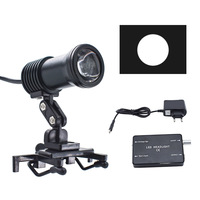 Dental LED Headlamp Surgical Magnifier Battery Portable Focus 5W European Gauge Class II Yellow White Light