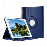 Étui de tablette rotatif à 360 degrés en cuir PU souple et PC résistant aux chocs pour iPad Air 13 2024 2025 iPad Pro 12.9