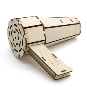 Wooden <b>Hair</b> <b>Dryer</b> Model 150mm X 75mm X 160mm Diy Science Kit For Kids Education <b>Toy</b> - Product Image 3