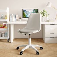 Chaise de bureau ergonomique en plastique confortable à prix de gros en Chine, pivotante et réglable en hauteur