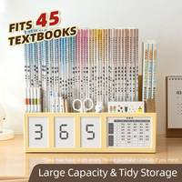 Support de livre multifonction A4, organisateur de bureau, boîte de rangement pour livres, porte-fichiers pour l'école, le bureau, la maison, les bureaux