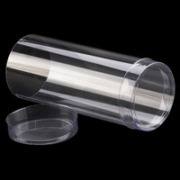 Boîtes d'emballage cylindriques en plastique acétate transparent de grande taille pour balles de tennis