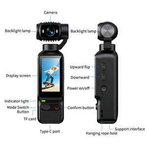 Cámara Deportiva LK032 4k EIS con Estabilización <span class=keywords><strong>de</strong></span> Imagen, Certificación CE, FCC y RoHS, Compatible con Cámara Lenta (200fps) y Time-Lapse, Cámara Deportiva <span class=keywords><strong>de</strong></span> Bolsillo - Product Image 6