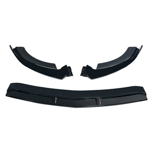 Lèvre avant et séparateur pour Mercedes Benz Classe E W213 Sport Edition 2016-2020, 3 sections, noir brillant ABS - Product Image 4
