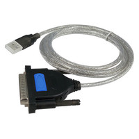 Cable Adaptador Convertidor de Puerto Hembra USB a Serial RS232 DB9 DB25 para Impresora Paralela 2026
