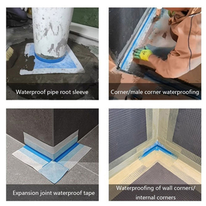 Bandes d'étanchéité flexibles en TPE renforcées en feutre imperméable TOBS pour l'étanchéité et l'imperméabilisation des maisons passives - Product Image 3