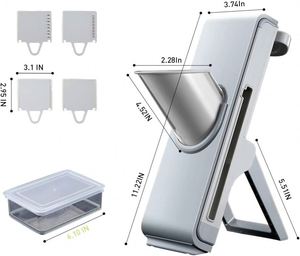 Mandoline Food Chopper Grater Julienne Mandoline <strong>Slicer</strong> Cutter With Container - Product Image 3