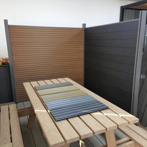 2024新しいデザインWpc万里の長城フェンスプライバシー溝フェンス屋外使用 - Product Image 3