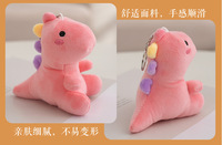 Peluche mignonne de petit dinosaure de dessin animé, adorable porte-clés de voiture pour garçons et filles, petit pendentif pour sac à dos, chaîne de suspension pour poupée