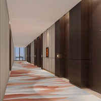 Moquette ignifuge en nylon 6, en rouleau, directement de l'usine, pour hall d'hôtel, couloir, design personnalisé disponible