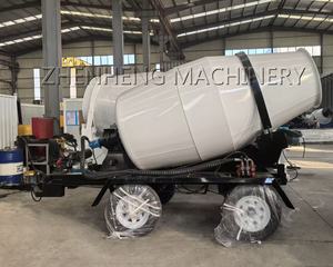 Diesel Concrete Truck <span class=keywords><strong>Mixer</strong></span> Zement misch wagen Hydraulik system 4 m3 Selbstlader <span class=keywords><strong>Mixer</strong></span> Anhänger mit Trichter - Product Image 4