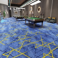 Moquette commerciale tissée tuftée mur à mur de qualité supérieure pour salles de bal d'hôtels 5 étoiles, idéale pour les projets de luxe, la prière et l'usage domestique