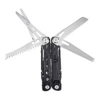 Pince multifonction portable en acier inoxydable pliable 16-en-1 pour le camping en plein air et les situations d'urgence