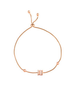 Popular New Brass Rose <b>Gold</b> Charm <b>Bracelet</b> with Magic Cube and CZ Fashion-Designed Fine Chain and Link <b>Bracelet</b> - Product Image 1